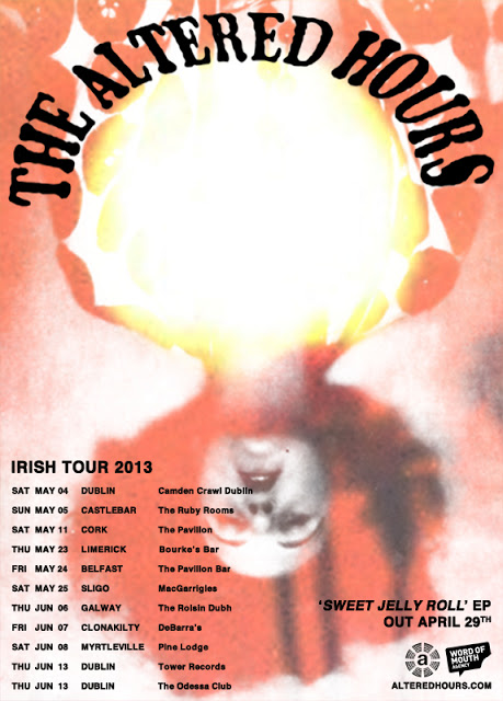 altered hours Irish tour poster May